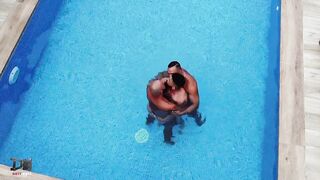 Villa Pool Orgy Part 1 - Gay Porn Video