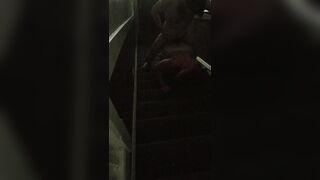 25 - 19th Jul 2017) Something about stairwells make me wanna get fucked in them... Had this guy come by to give me his huge dick, and I was waiting for him, lubed up, ass up in a