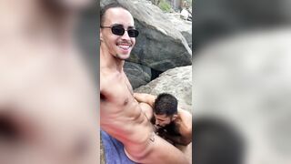 Sex in the nude beach - Gay Porn Video