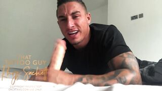 Dirty verbal toy cock sucking 01 (solo, sex toy - Rhys Sachett (ThatTattooGuy))