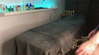 Massage table rimjob 04 (MM, man ass, rimming, asshole, jock strap - Rhys Sachett (ThatTattooGuy))