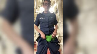 Showing off while in Uniform (21)