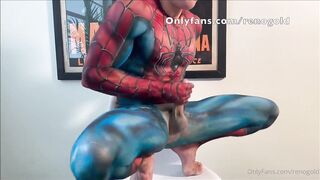 Spider-man Spunk - Gay Porn