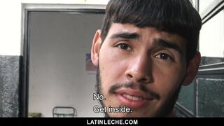 LatinLeche - Sexy Latino Boy gets Covered in Cum by four Hung Guys