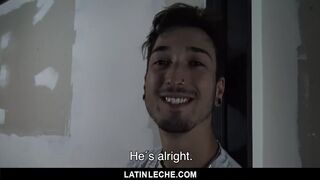 LatinLeche - Cute Latino Sucks A Straight Guy