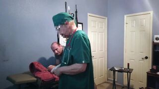 Sir G Plays DR & gives me a Medical Exam with Electro, & then Fucks my Ass