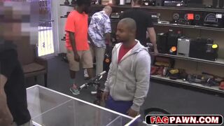 black dude sells himself and his ass to be used as a toy in a pawn shop 2