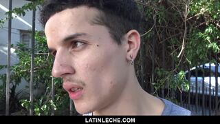 LatinLeche - Boy Convinced to Suck Dick on Film