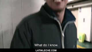 LatinLeche - Latino gets Fucked in Parking Lot