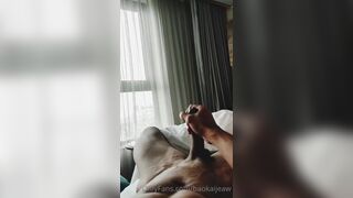 jerk off on the vietnam hotel bed gay sex porn video