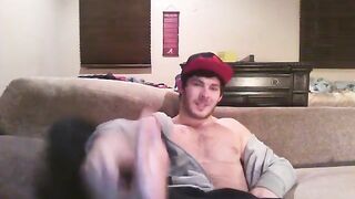 Frat Guy - American Model Gage Shows Off His Feet 13 14 #7955161