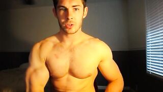 Frat Guy - Cute Talkative Muscle Hunk Shows Off Hard Body 20 09 #11033063