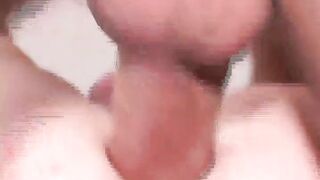 18 year olds getting white cream on his face and fucked up the tight hole.