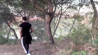 Alejo Ospina - Cruising in Barcelona - Outdoor Bareback - Gay Porn Sex