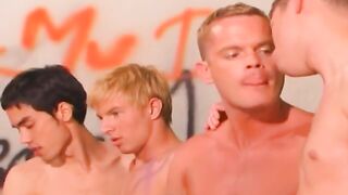 Dirty sexual pleasures in group scenes of gay XXX 