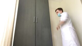 Doctor with a Huge Cock cant take it Anymore! Super Hot 