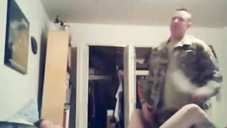 Guys in Uniform - Soldier comes home to his dependa to fuck him - Made with Clipchamp