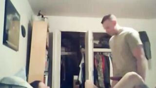 Guys in Uniform - Soldier comes home to his dependa to fuck him - Made with Clipchamp