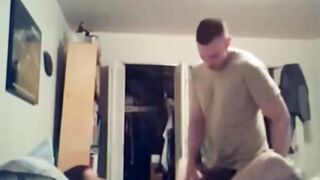 Guys in Uniform - Soldier comes home to his dependa to fuck him - Made with Clipchamp