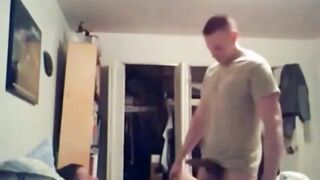 Guys in Uniform - Soldier comes home to his dependa to fuck him - Made with Clipchamp