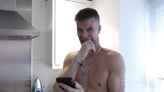 HungYoungBrit - Little Josh gets caught getting fucked condomless by a hot lad