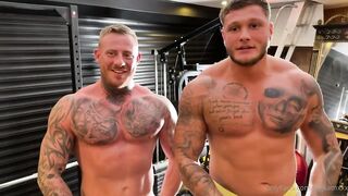 Jerk Off Training - Big Liam, Steven Barrett & Stacked Big