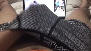 Jerking off while Watching Porn in Pornhub 