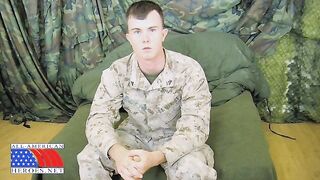 Lance Corporal Austin solo - Gay Porn Video