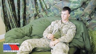 Lance Corporal Austin solo - Gay Porn Video