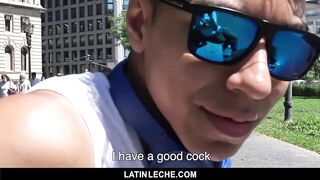 LatinLeche - Bubble Butt Latin Jock gets Paid to Suck Cock on Camera 