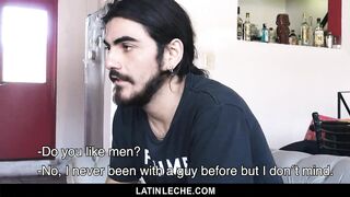 LatinLeche - Cute Latino Hipster gets A Sticky Cum Facial 