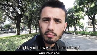 LatinLeche - Sexy Brazilian Guy Sucks and Fucked for Money 