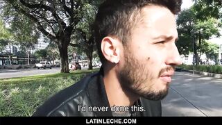 LatinLeche - Sexy Brazilian Guy Sucks and Fucked for Money 