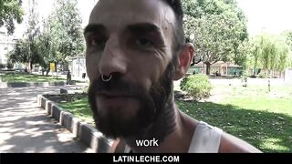 LatinLeche - Straight Latin Stud Offered Money to Fuck and Suck on Camera 