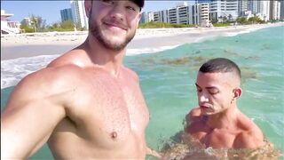 Nudie Beach Day   Fitnessfreak Unleashed Meeting Latin Alfred - Gay Porn Video