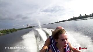 Public Anal Ride on the Jet Ski in the City Centre. Mia Bandini 