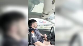 Delivery Driver Cumshot Contest - Gay Porn Video