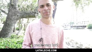 Latin Leche - Broke Latin Stud Sucks and Fucks Random Stranger for Cash 