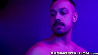 RagingStallion - Muscle Bears Intense Fuck in Private Bathhouse Room 