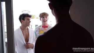 Trick Or Treat - Melvin Moore Alann & tallfitjake - Gay Porn Video