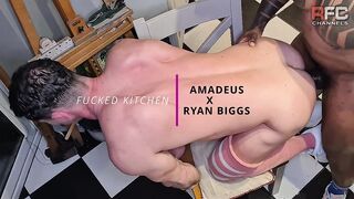 Kitchen - Fucks Muscle Daddy - Gay Porn Video