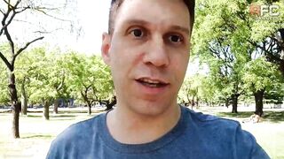 I recognized this guy @only  fran in the park from his videos - Gay Porn Video